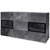 Komód Baros 26  2d3d Sötét beton