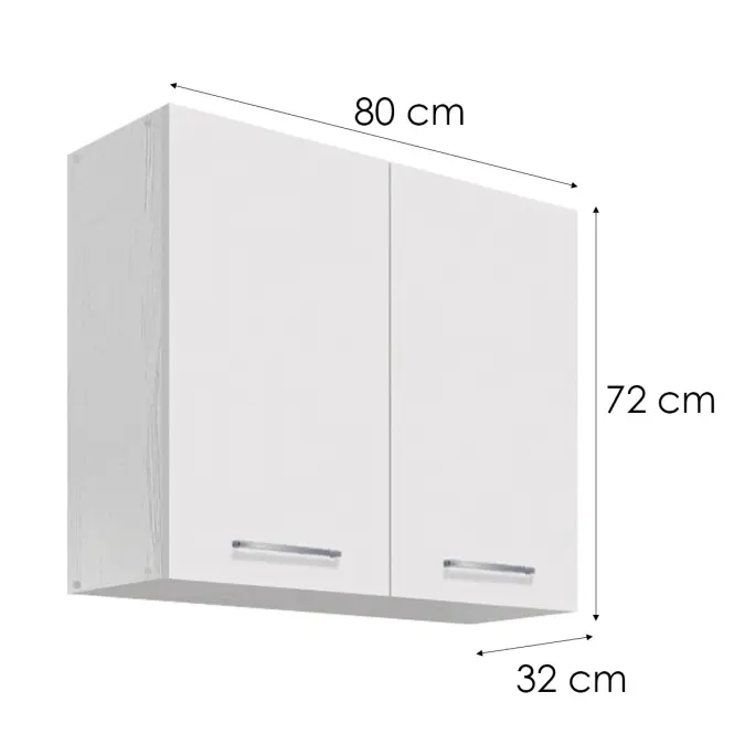 Konyhaszekrény Creativa 43G fehér,2