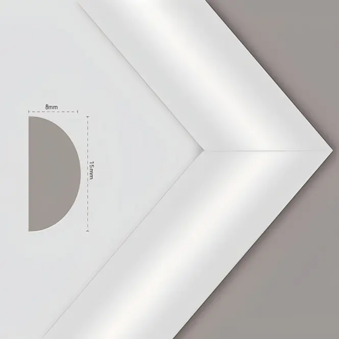 Dekoratív keret JX276 Pure White 60x60 cm,2