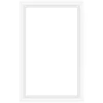 Dekoratív keret JC101 Pure White 40x60 cm