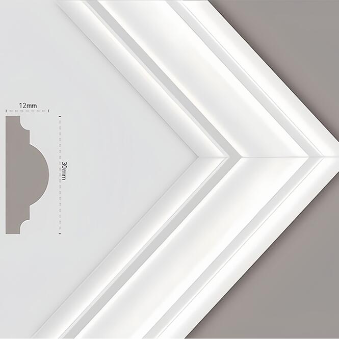Dekoratív keret JC101 Pure White 40x60 cm,2