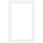 Dekoratív keret JX60 Pure White 30x30 cm