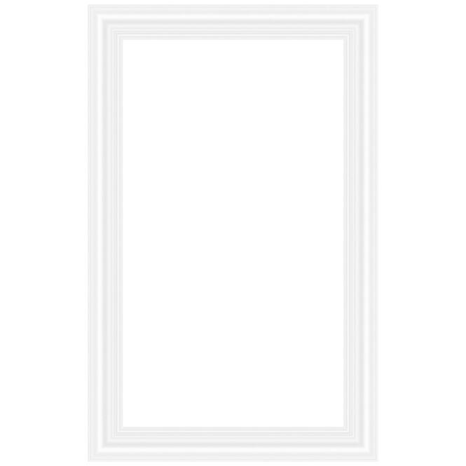 Dekoratív keret JX60 Pure White 60x120 cm