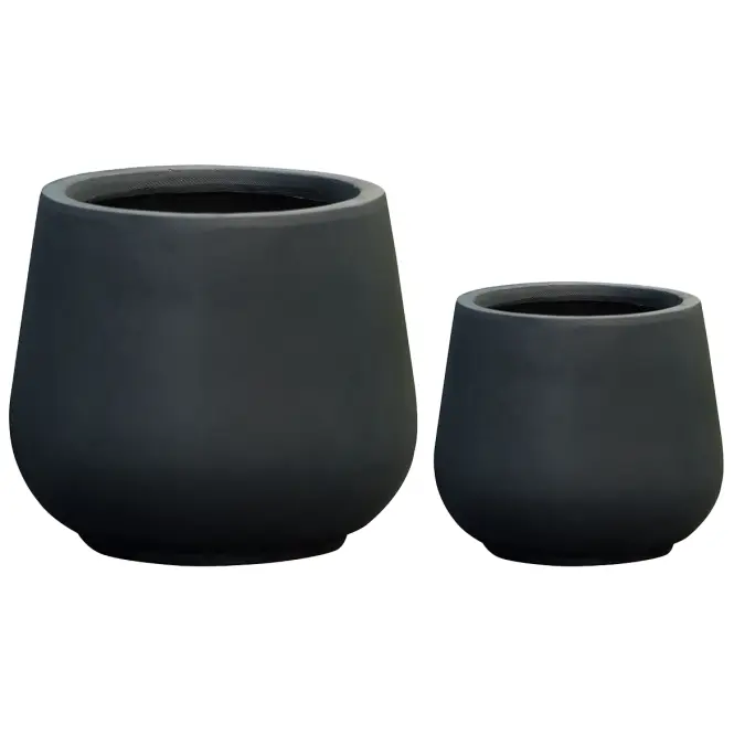 Virágcserép wxp1398ab-9 grafit 44,5x44,