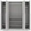 Szekrény Braga 1 platina szürke,2