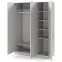 Szekrény Braga 2 platina szürke,2