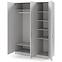 Szekrény Braga 2 platina szürke,2