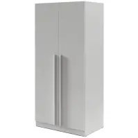 Szekrény Braga 3 (L/P) platina szürke