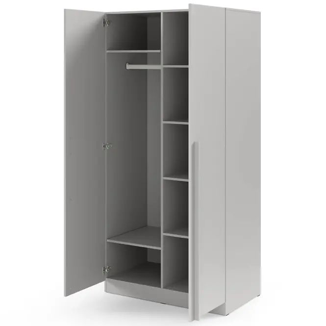 Szekrény Braga 3 (L/P) platina szürke,2