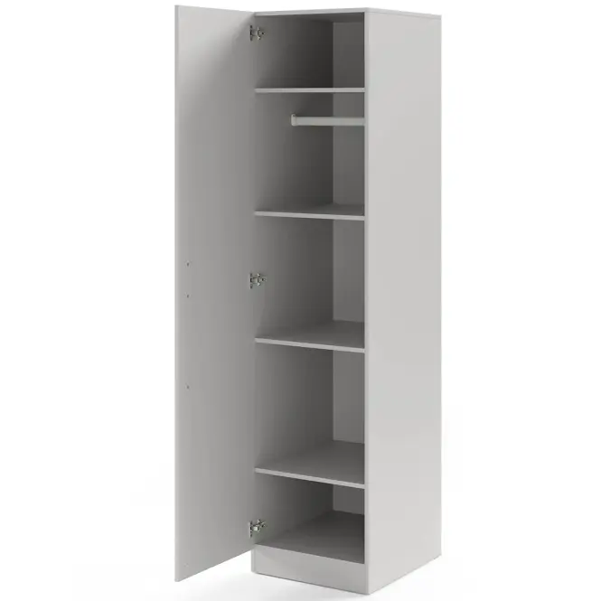 Szekrény Braga 5 (L/P) platina szürke