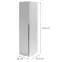 Szekrény Braga 5 (L/P) platina szürke,3