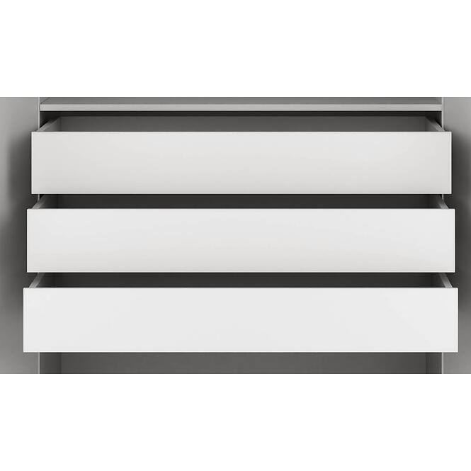 Fiókos garnitúra a szekrényhez Braga 1 (3 db) platina szürke