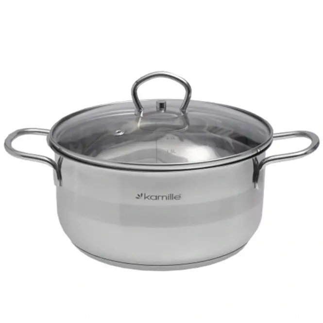 Rozsdamentes acél edény 3.0l 20*10cm 5413