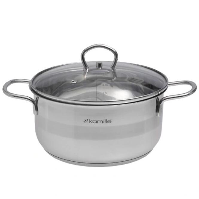 Rozsdamentes acél edény 3.0l 20*10cm 5413