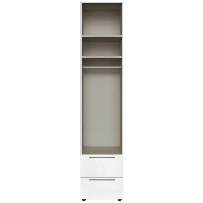 Szekrénytest Moduklix 49,7x230,1 fehér