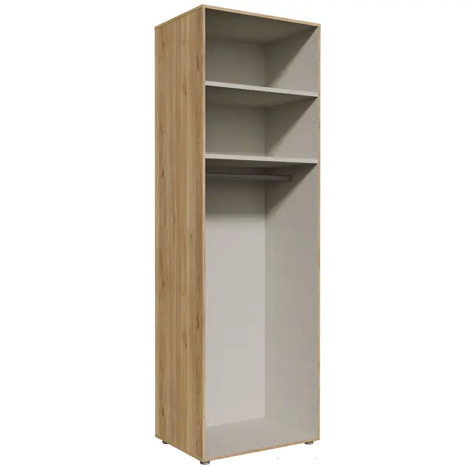 Szekrénytest Moduklix 74,4x230,1 Tölgy Mauvella