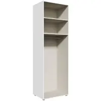Szekrénytest Moduklix 74,4x230,1 fehér