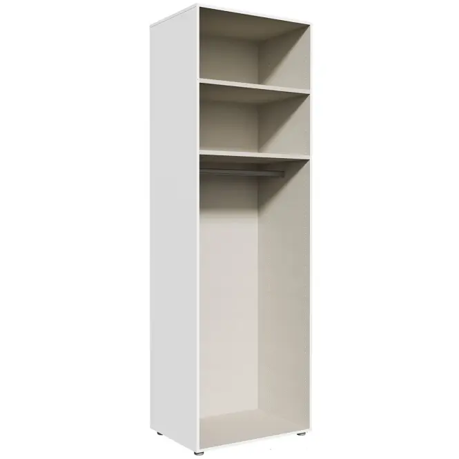 Szekrénytest Moduklix 74,4x230,1 fehér