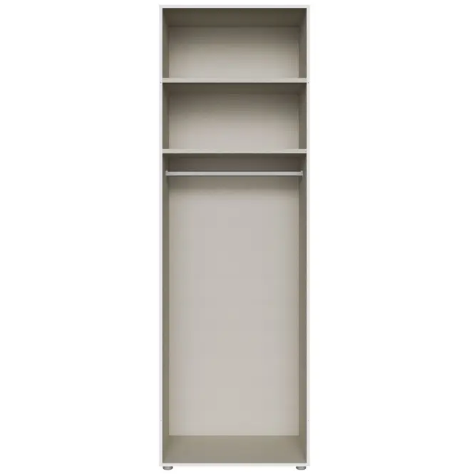 Szekrénytest Moduklix 74,4x230,1 fehér