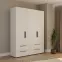 Szekrénytest Moduklix 99,4x204,5 fehér,17