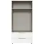 Szekrénytest Moduklix 99,4x204,5 fehér,5