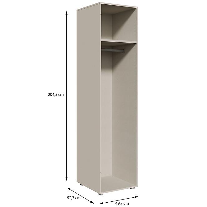 Szekrénytest Moduklix 49,7x204,5 Homok