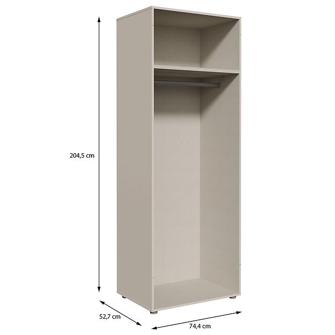 Szekrénytest Moduklix 74,4x204,5 Homok,2