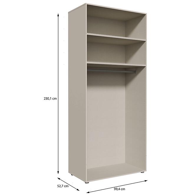 Szekrénytest Moduklix 99,4x230,1 Homok