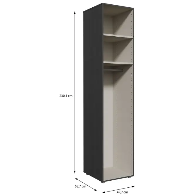 Szekrénytest Moduklix 49,7x230,1 Tölgy Cabezone