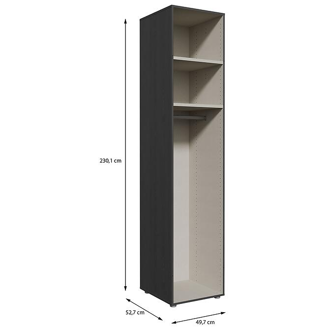 Szekrénytest Moduklix 49,7x230,1 Tölgy Cabezone