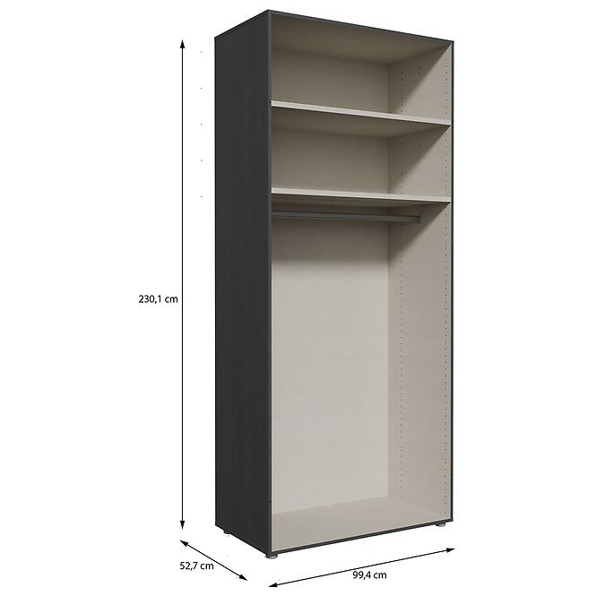 Szekrénytest Moduklix 99,4x230,1 Tölgy Cabezone