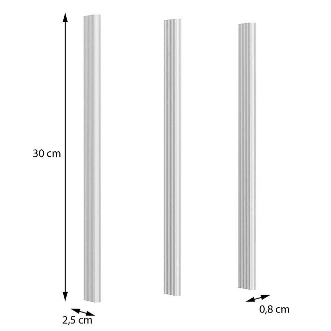 Fogantyúkészlet 3 Moduklix fehér,3