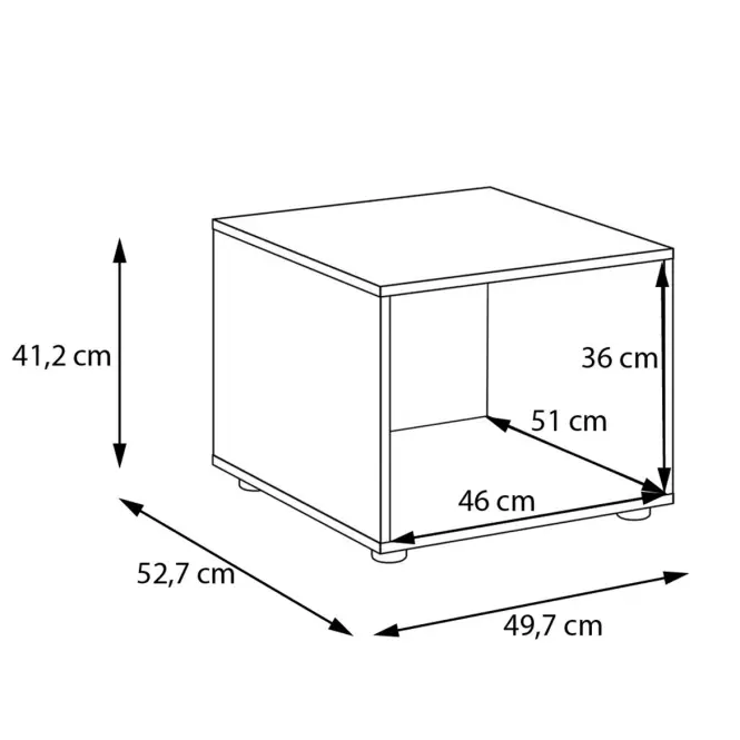 Szekrényállvány Moduklix 49,7 Tölgy Mouvella