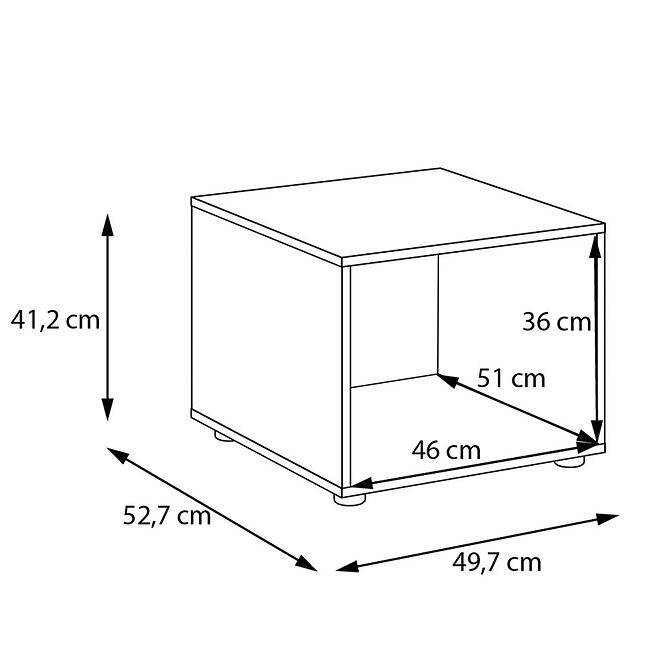 Szekrényállvány Moduklix 49,7 Tölgy Mouvella,4