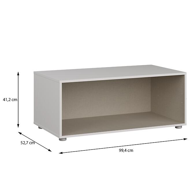 Szekrényállvány Moduklix 99,4 fehér