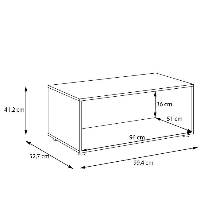 Szekrényállvány Moduklix 99,4 Homok,4