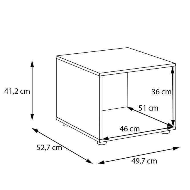 Szekrényállvány Moduklix 49,7 Tölgy Cabezone