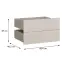 Fiókok 2 db Moduklix RuhatartóHoz 49,4 Homok,2