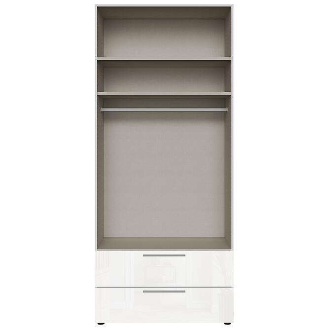 Fiókok 2 db Moduklix Do Szekrénytest 99,1 fehér  Fényes
