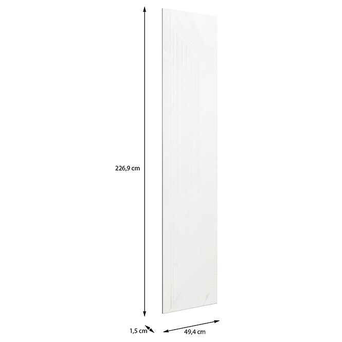 Szekrény eleje Moduklix 226,9x49,4 fehér  Fényes