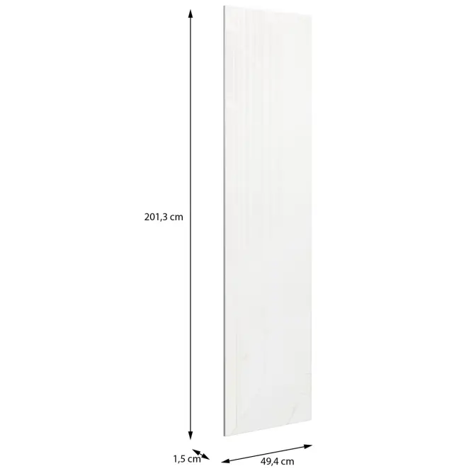 Szekrény eleje Moduklix 201,3x49,4 fehér  Fényes