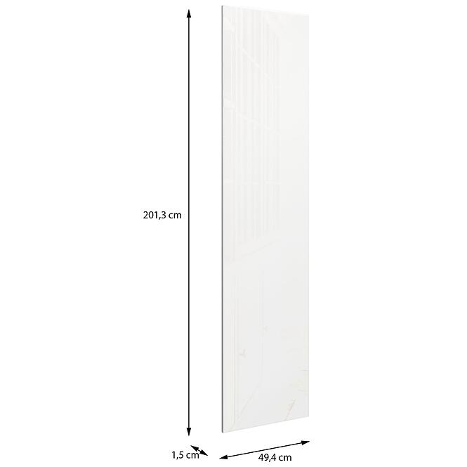 Szekrény eleje Moduklix 201,3x49,4 fehér  Fényes