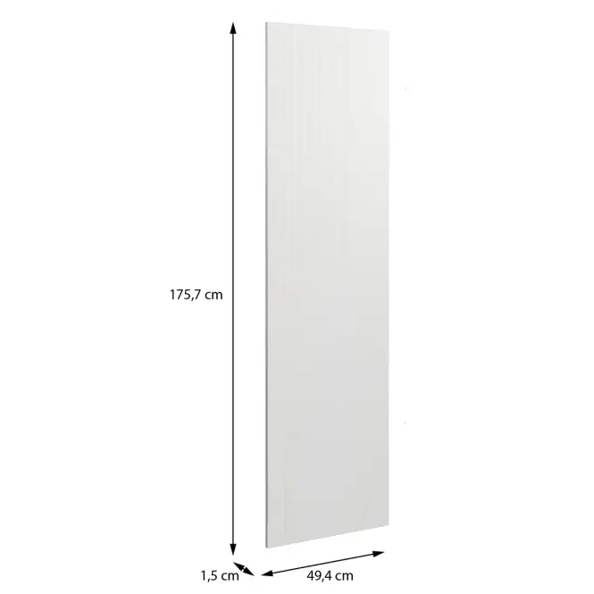 Szekrény eleje Rövid Moduklix 175,7x49,4 fehér  Fényes