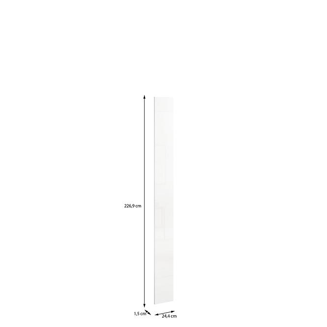 Szekrény eleje Wysok IModuklix 226,9x24,4 fehér  Fényes