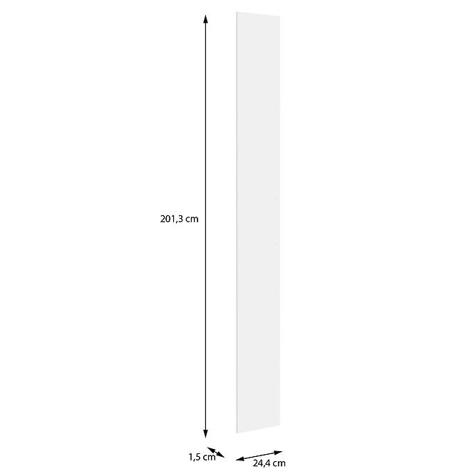 Szekrény eleje Moduklix 201,3x24,4 fehér