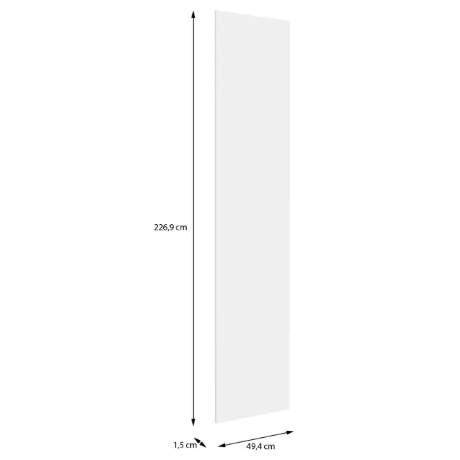 Szekrény eleje Magas Moduklix 226,9x49,4 fehér,2