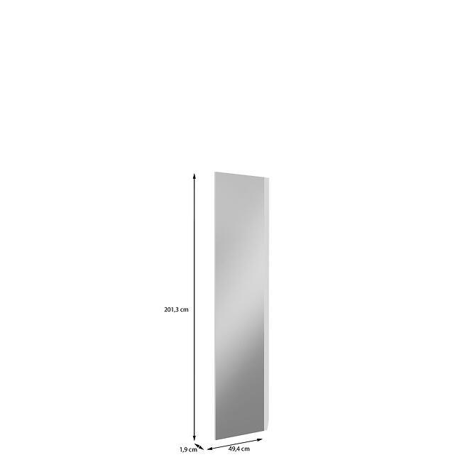 Szekrény eleje TükörrelModuklix 201,3x49,4 fehér