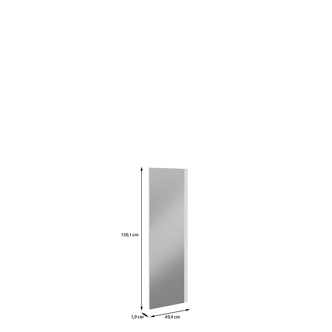 Szekrény eleje Rövid TükörrelModuklix 150,1x49,4 fehér