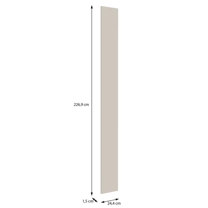 Szekrény eleje Magas Moduklix 226,9x24,4 Homok
