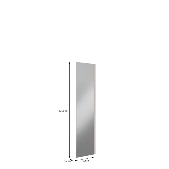 Szekrény eleje TükörrelModuklix 201,3x49,4 Homok